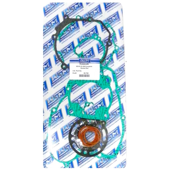25-720 WSM WSM Engine Gasket Complete Kit KAWASAKI - 877060 GASKET FULL SET WSM Engine Gasket Complete Kit 