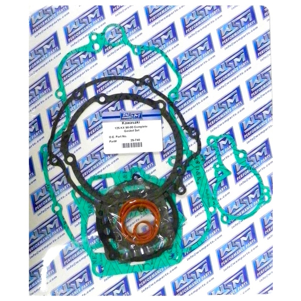 25-740 WSM WSM Engine Gasket Complete Kit KAWASAKI - 877063 GASKET FULL SET WSM Engine Gasket Complete Kit 