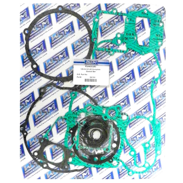 25-741 WSM WSM Engine Gasket Complete Kit KAWASAKI - 877064 GASKET FULL SET WSM Engine Gasket Complete Kit 