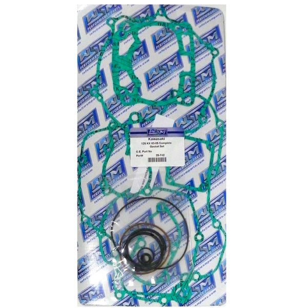 25-742 WSM WSM Engine Gasket Complete Kit KAWASAKI - 877065 GASKET FULL SET WSM Engine Gasket Complete Kit 