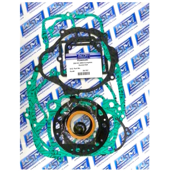 25-757 WSM WSM Engine Gasket Complete Kit KAWASAKI - 877069 GASKET FULL SET WSM Engine Gasket Complete Kit 