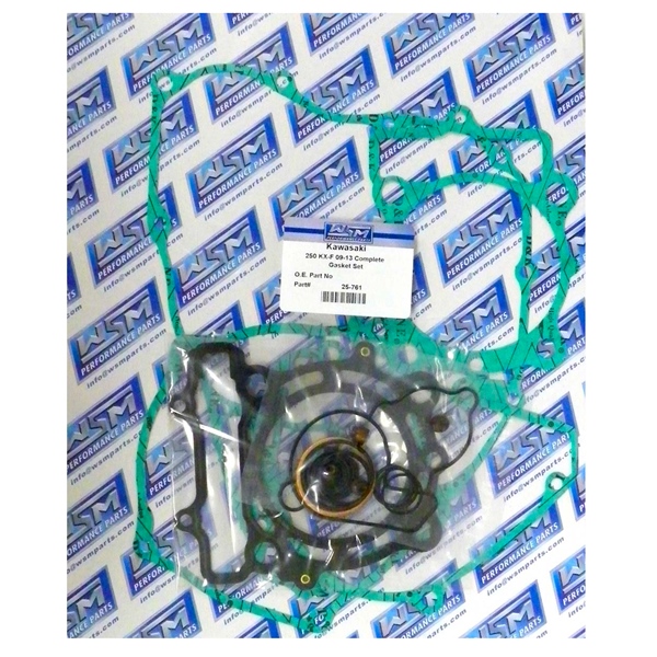 25-761 WSM WSM Engine Gasket Complete Kit KAWASAKI - 877072 GASKET FULL SET WSM Engine Gasket Complete Kit 