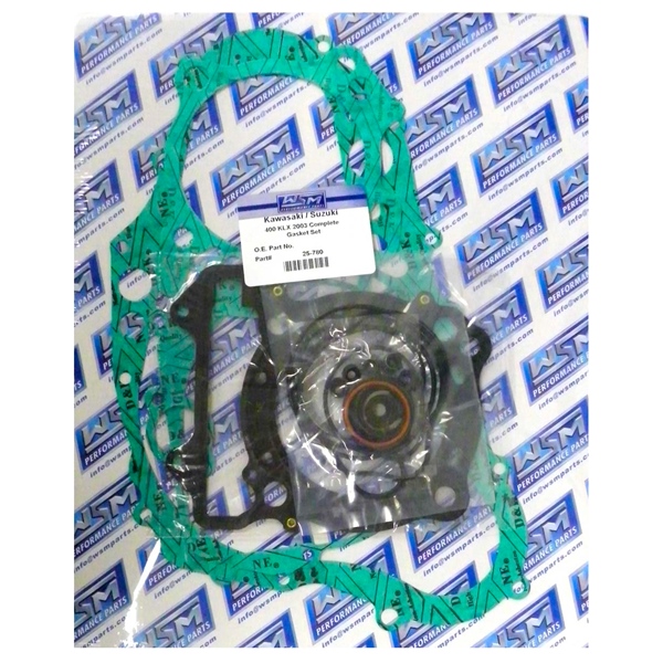 25-780 WSM WSM Engine Gasket Complete Kit KAWASAKI - 877073 GASKET FULL SET WSM Engine Gasket Complete Kit 