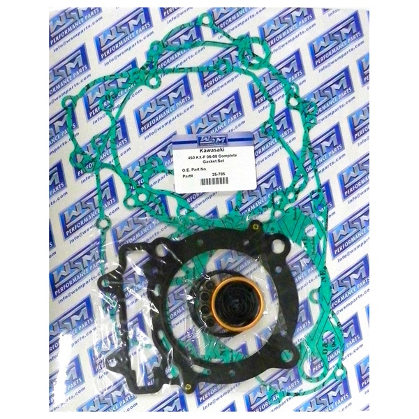 25-785 WSM WSM Engine Gasket Complete Kit KAWASAKI - 877074 GASKET FULL SET WSM Engine Gasket Complete Kit 