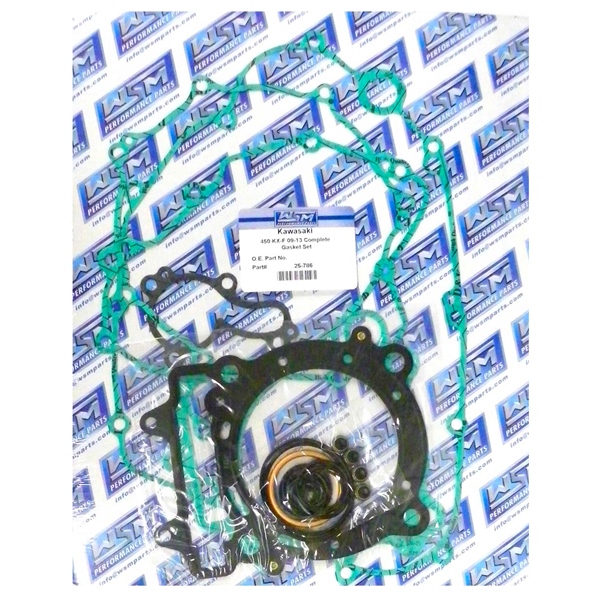 25-786 WSM WSM Engine Gasket Complete Kit KAWASAKI - 877075 GASKET FULL SET WSM Engine Gasket Complete Kit 