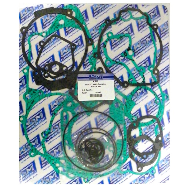 25-847 WSM WSM Engine Gasket Complete Kit KTM - 877095 GASKET FULL SET WSM Engine Gasket Complete Kit 