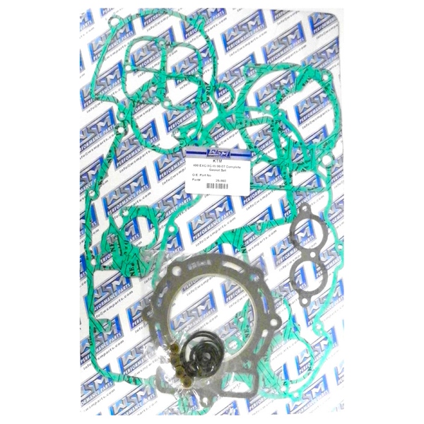 25-860 WSM WSM Engine Gasket Complete Kit KTM - 877100 GASKET FULL SET WSM Engine Gasket Complete Kit 