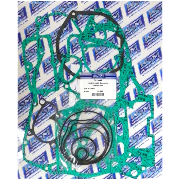 25-948 WSM WSM Engine Gasket Complete Kit SUZUKI - 877116 GASKET FULL SET WSM Engine Gasket Complete Kit 