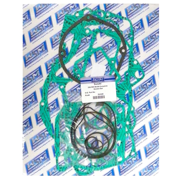 25-949 WSM WSM Engine Gasket Complete Kit SUZUKI - 877117 GASKET FULL SET WSM Engine Gasket Complete Kit 