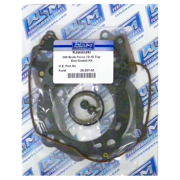 29-207-02 WSM WSM Engine Gasket Top End Kit KAWASAKI - 877173 TOP END GASKET KIT WSM Engine Gasket Top End Kit 