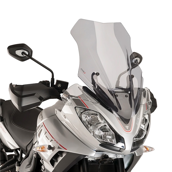 9200H CAMOPLAST Puig Touring Windshield TRIUMPH WINDSHIELD TOURING LSMK Touring Windshield Smoke (Light)