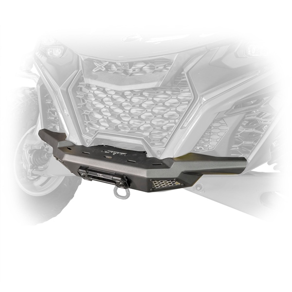 30005FB02101 DRT MOTORSPORTS DRT Motorsports Front Bumper (Winch Compatible) Steel - CAN-AM (BRP) BUMPER FT C-AM Front Bumper (Winch Compatible) Black
