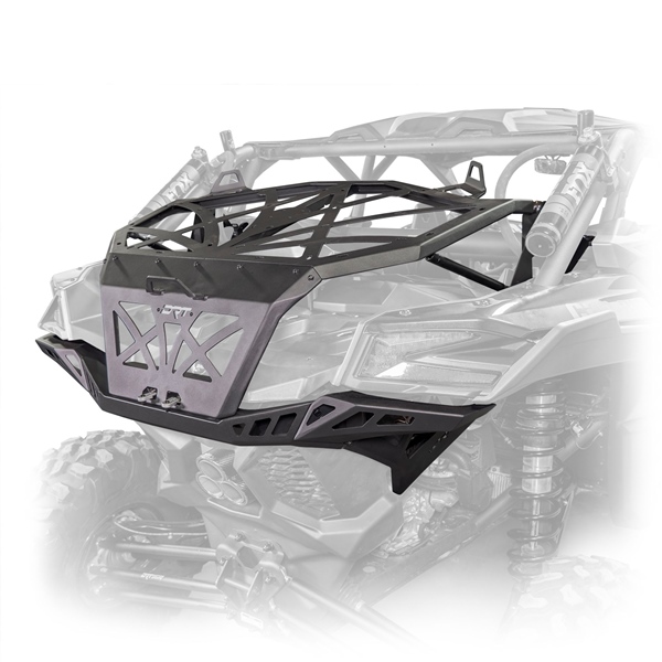 30005TC02101 DRT MOTORSPORTS DRT Motorsports Tire Carrier and Rear Bumper System Steel - CAN-AM (BRP) TIRE CARRIER/RR BUMPER SYSTEM C-AM Tire Carrier and Rear Bumper System Black