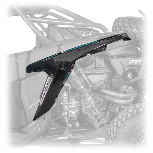 20005FD03001 DRT MOTORSPORTS DRT Motorsports Fender Kit POLARIS FENDER KIT BK POL Fender Kit Black