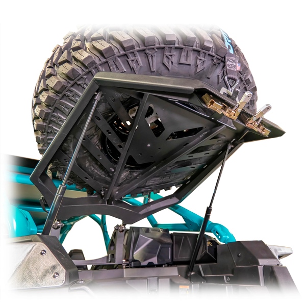 Image-6 DRT Motorsports Tire Carrier and Adventure Rack V2.0 TIRE CARRIER/ADV RACK V2 PRO SERIE POL 20005TC05101 20005TC05101 DRT MOTORSPORTS