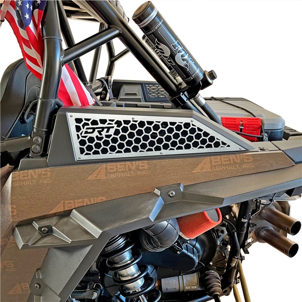 Image-2 DRT Motorsports Aluminum Air Intake Grill AIR INTAKE GRILL POL RZRXPTIV1 RZRXPTIV1 DRT MOTORSPORTS