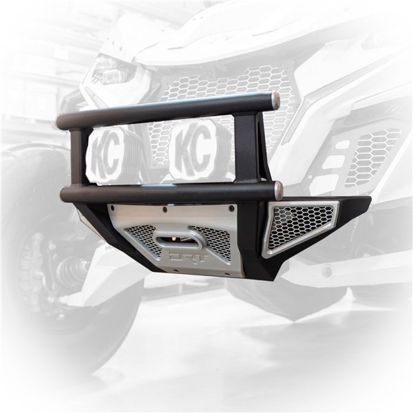 30005FB05101 DRT MOTORSPORTS DRT Motorsports Winch bumper Steel - CAN-AM (BRP) WINCH BUMPER HD DESERT RUNNER POL Winch bumper Black