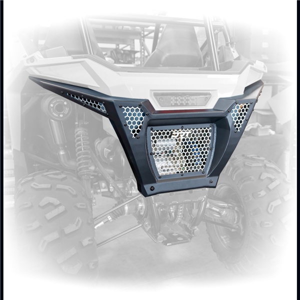 20005RB21101 DRT MOTORSPORTS DRT Motorsports Rear Bumper Steel - POLARIS BUMPER RR BK POL Rear Bumper Black