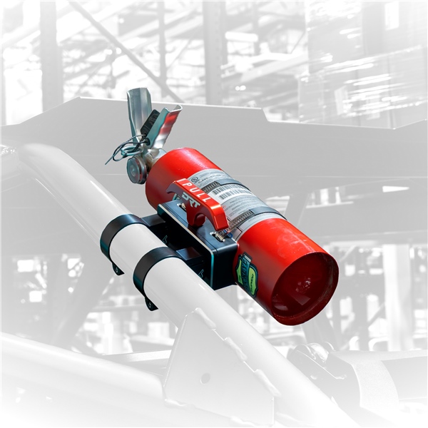 10005FE01201K4 DRT MOTORSPORTS DRT Motorsports Quick-Release Fire Extinguisher Mounting Kit FIRE EXTINGUISHER KIT CLAMP 2" DRT Quick-Release Fire Extinguisher Mounting Kit Black