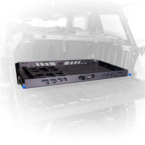 20205ST06101 DRT MOTORSPORTS DRT Motorsports Aluminum Bed Drawer for Polaris XPEDITION ADV/XP BED DRAWER ALU POL Aluminum Bed Drawer for Polaris XPEDITION ADV/XP Black