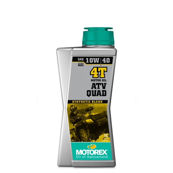 308237 MOTOREX MOTOREX ATV Quad 4T Oil SAE MA2 - 10W40 10W40 OIL ATV 4T 10W40 JASO MA2 SYNT 1L ATV Quad 4T Oil SAE MA2 - 10W40 