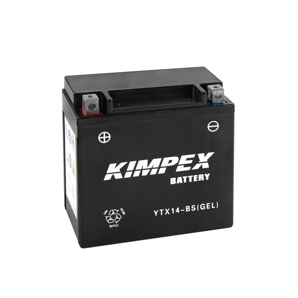 HTX14-BS(GEL) KIMPEX Kimpex Battery Maintenance Free AGM YTX14-BS(GEL) YTX14 GEL KIMPEX BATTERY Battery Maintenance Free AGM 