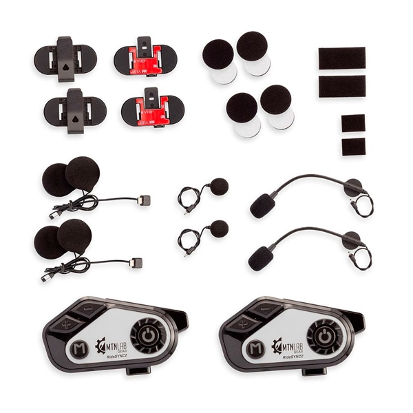 Image-2 Mountain Lab RideSYNC2 Helmet Communication System SYSTEM COMMUNICATION HELMET DOUBLE ML-COM-BT-RSYNC2 ML-COM-BT-RSYNC2 MOUNTAIN LAB