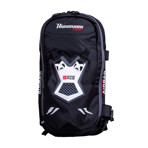 2610-01582-0067-115 HIGHMARK Highmark Ridge 3.0 Airbag Backpack 15 L BACKPACK AIRBAG RIDGE 3.0 BK HIGHMARK Ridge 3.0 Airbag Backpack Black