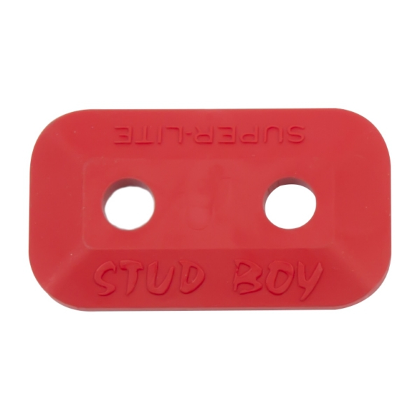 2461-P1-RED STUDBOY Stud Boy Super-Lite Double Backer Plate SUPERLITE DBL BACKER QTY24 Super-Lite Double Backer Plate Red