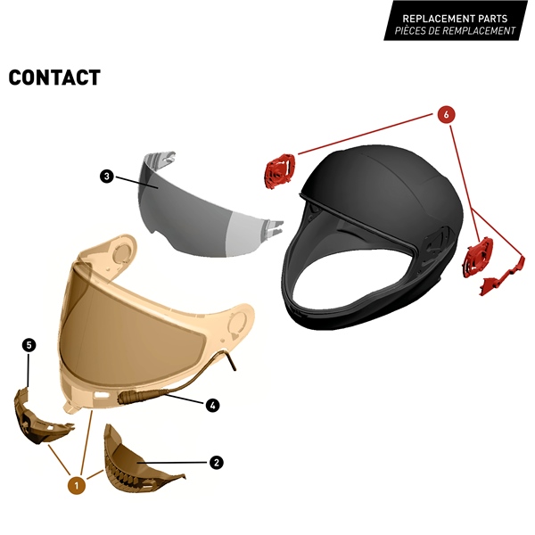Image-7 CKX Contact Free-Face Helmet Solid HELM CONTACT EDL SOLID BK MAT 5XL CKX 515359 515359 CKX