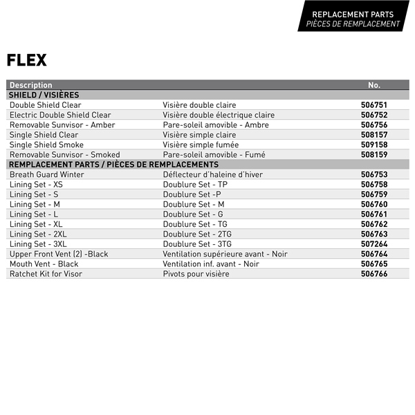 Image-11 CKX Flex RSV Modular Helmet, Summer Solid HELM FLEX RSV SL SOLID BK 3XL CKX 507717 507717 CKX