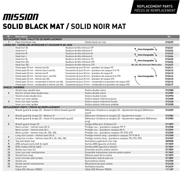 Image-10 CKX Mission Free-Face Helmet Smoke HELM MISSION DL SMK SOLID BK MAT 3XL 516477 516477 CKX