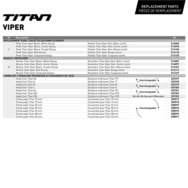 Image-7 CKX Titan Original Helmet - Trail and Backcountry Viper - 210° Goggle Included HELM TITAN DL VIPER BK/WH GLOSS XS 516081 516081 CKX