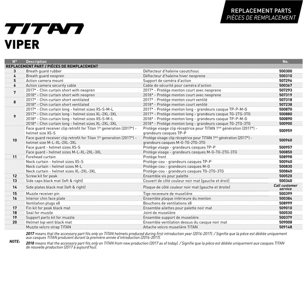 Image-8 CKX Titan Original Helmet - Trail and Backcountry Viper - 210° Goggle Included HELM TITAN DL VIPER BK/WH GLOSS XS 516081 516081 CKX