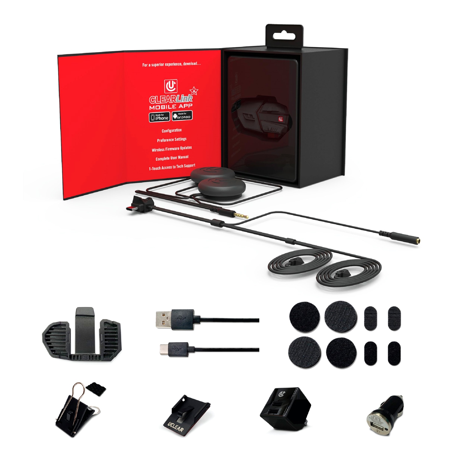UCLEAR Motion HDX-V Helmet Audio System