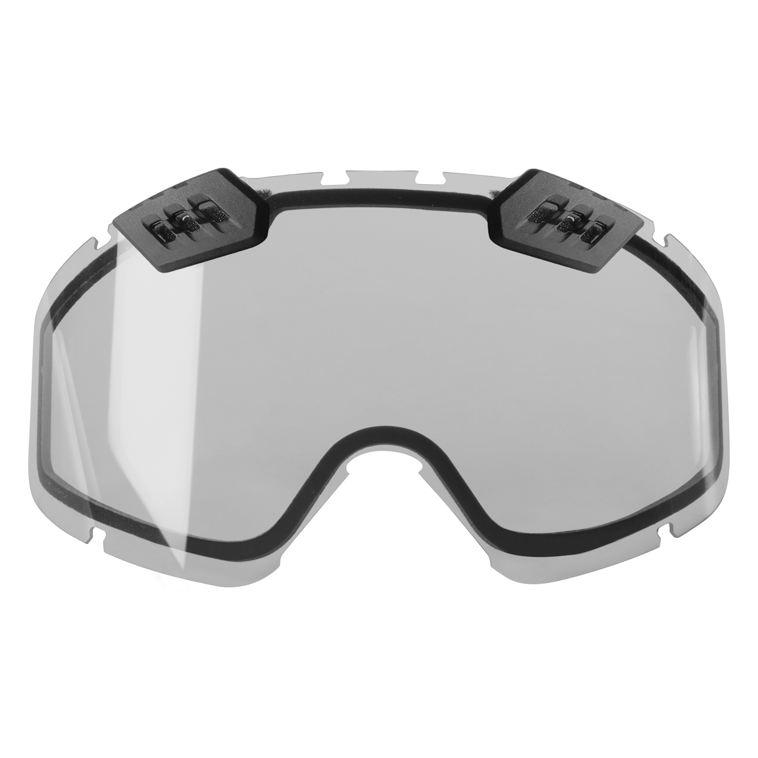Snowmobile CKX Replacement Double Photochromic 210 Degree Lens Clear Anti-Fog 