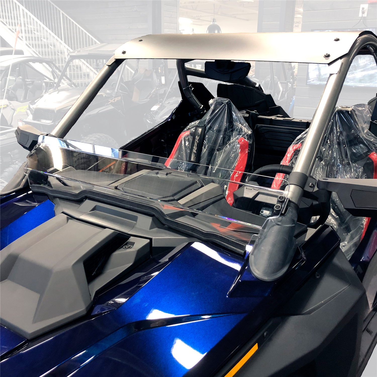 DIRECTION-2 Short Windshield - Scratch Resistant