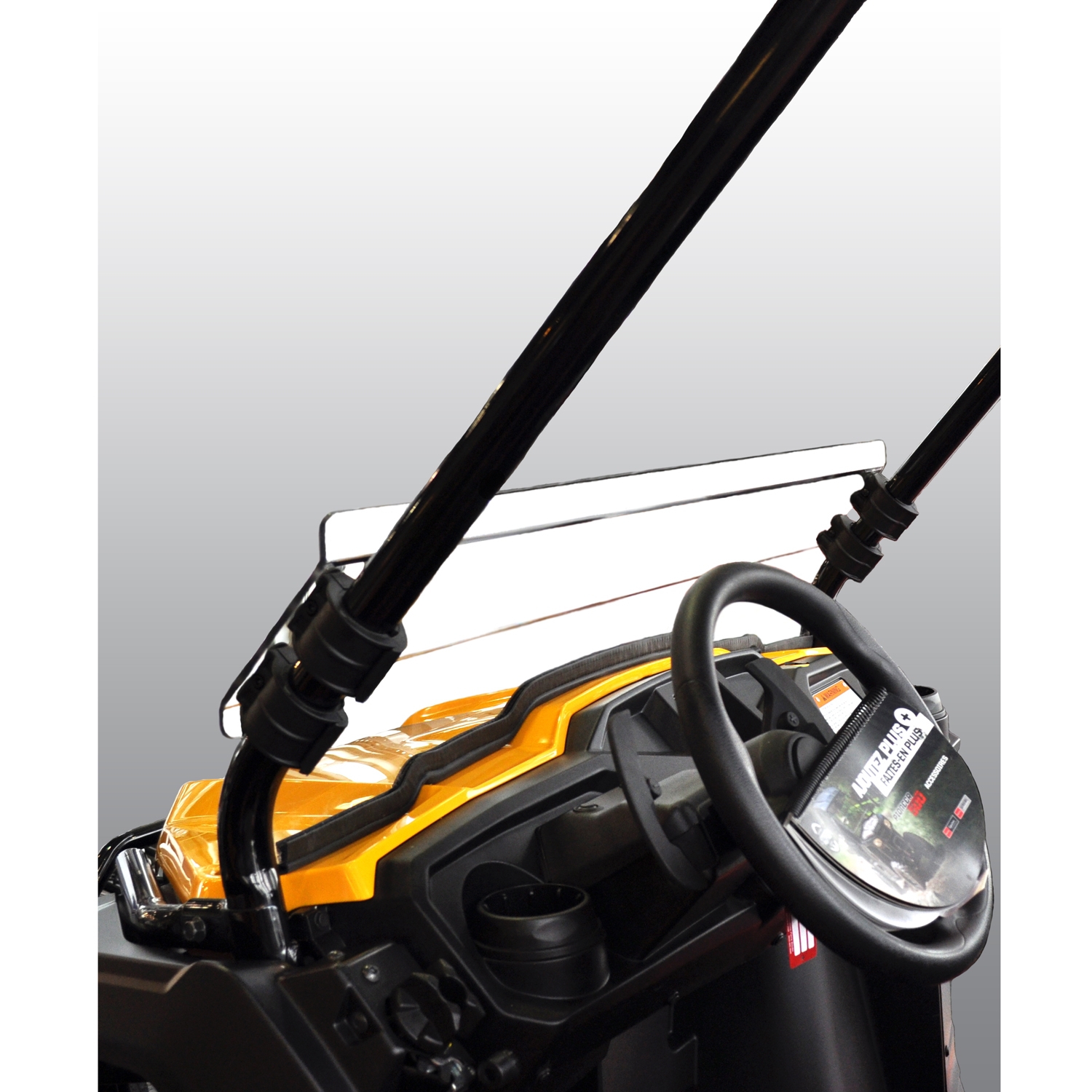 DIRECTION-2 Short Windshield - Scratch Resistant