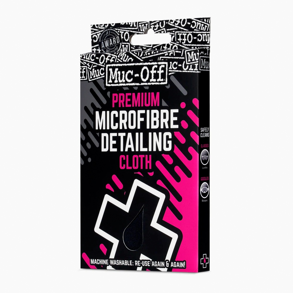 Mue Off Vélo Micro fibre chiffon Premium Noir Casque Visière Polissage Nettoyage