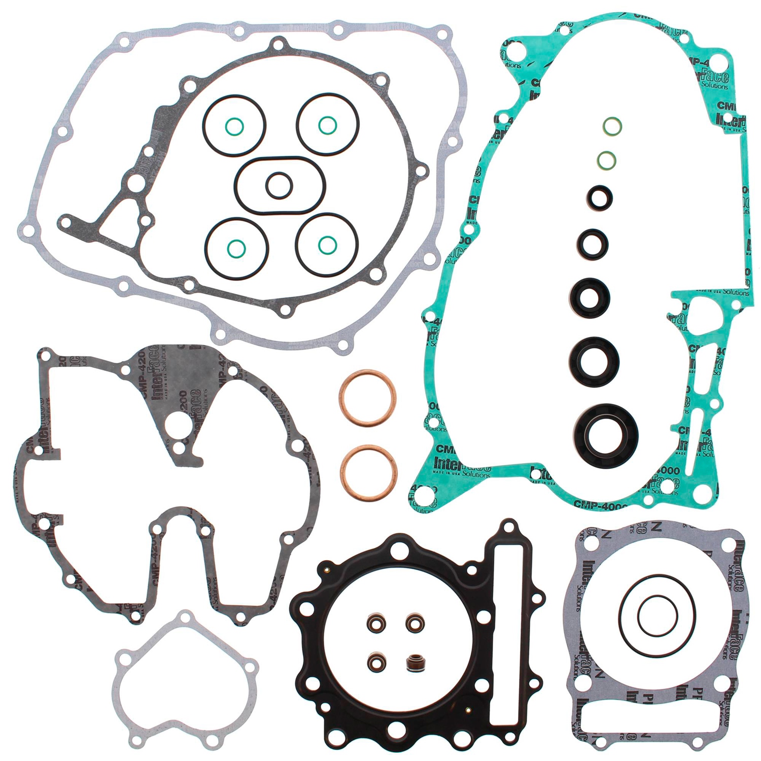 VERTEXWINDEROSA Complete Gasket Set with Oil Se