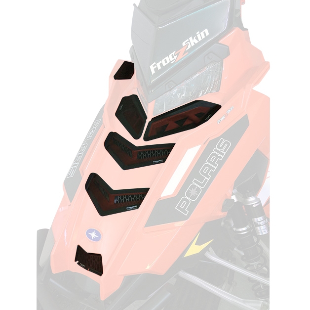【THE MOZZ】Little Hood & Skirt Brushed Setup Skinz Polaris Matryx Helium ACCESS Lightweight Hood Kit