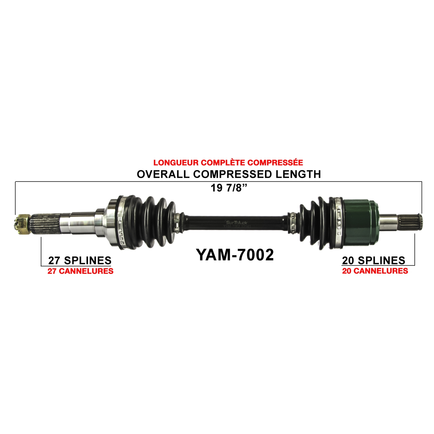 ami9622　0804 TRAKMOTIVE Complete Axle | Kimpex Canada