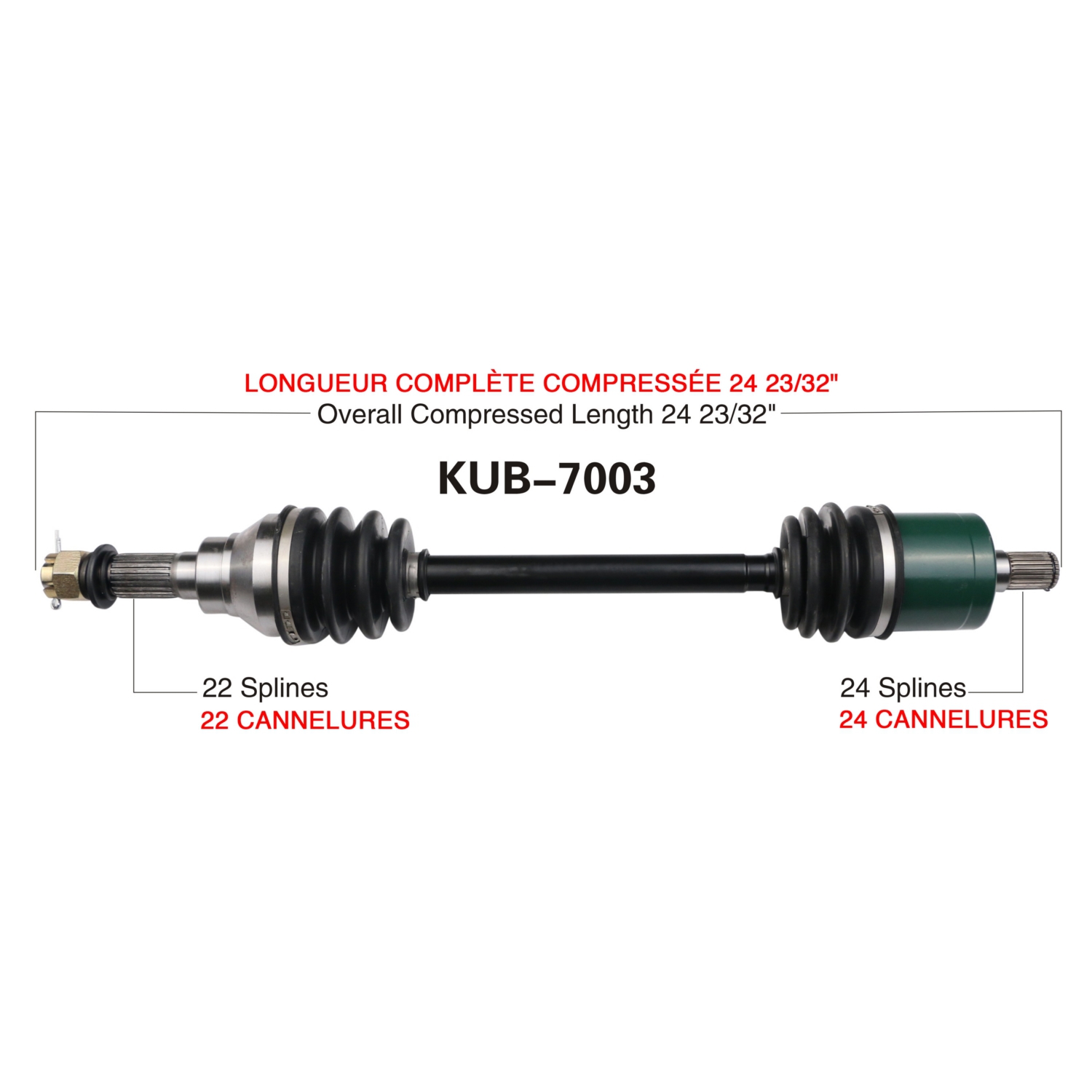 TRAKMOTIVE Complete Axle | Kimpex USA