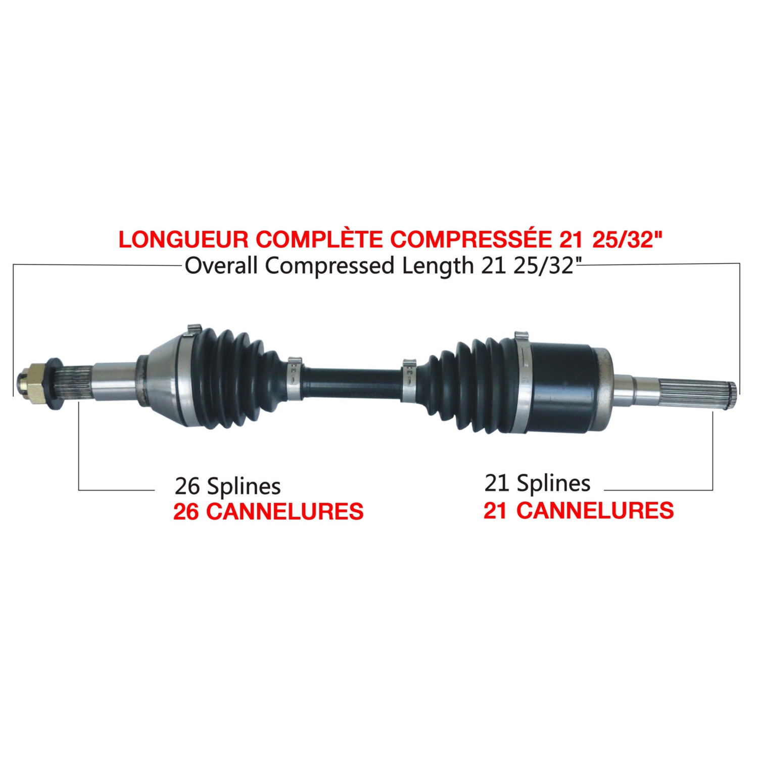 705500983 REAR RIGHT COMPLETE CV JOINT AXLE Fits CAN-AM 705500868 705502473