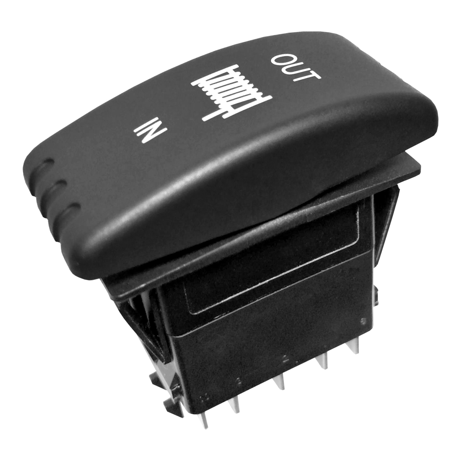KFI Products Mini Winch Rocker Switch Black 