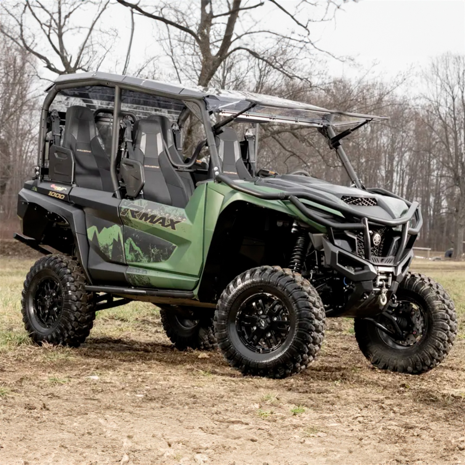 SUPER-ATV Maxdrive Power Flip Windshield