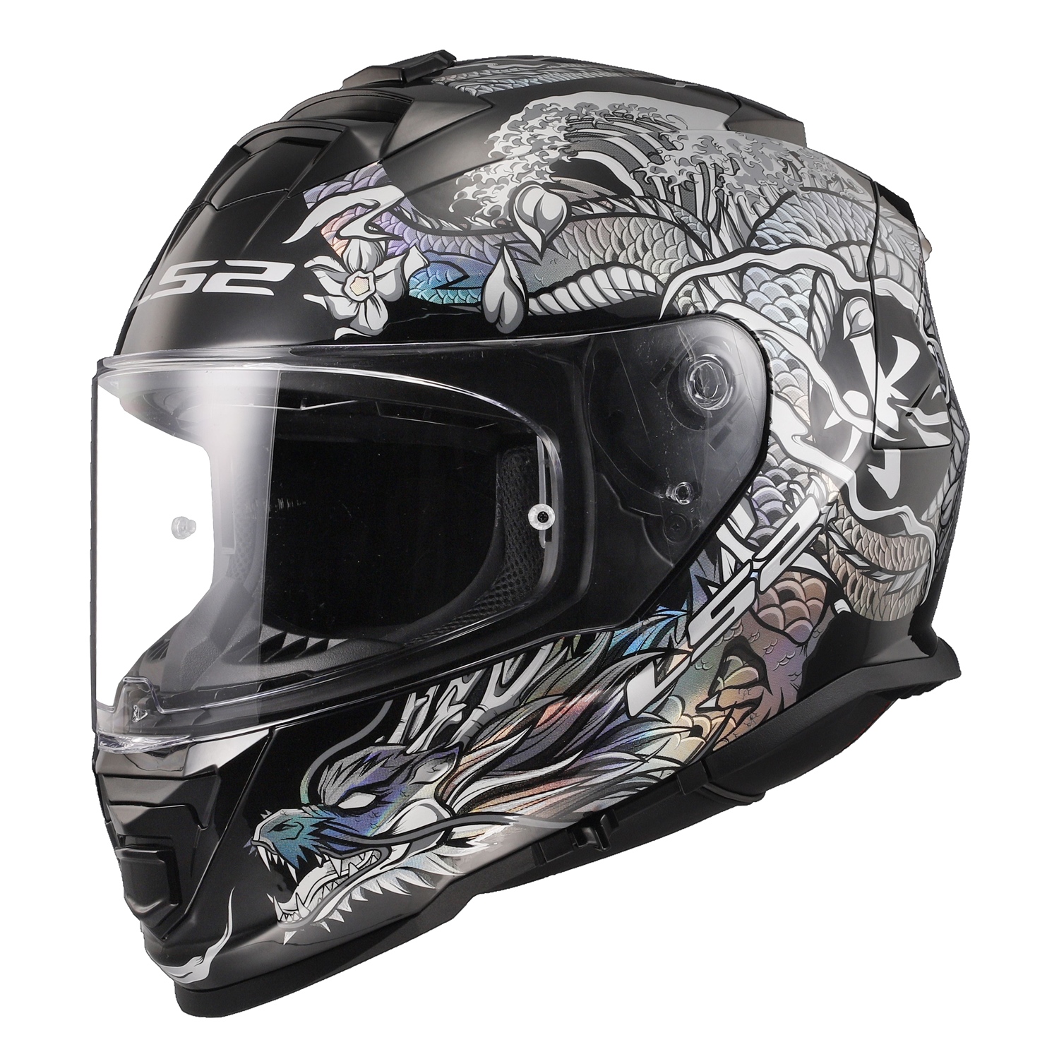ls2 full face helmets washable liner with special flex LS2 Advant X Carbon Helmet