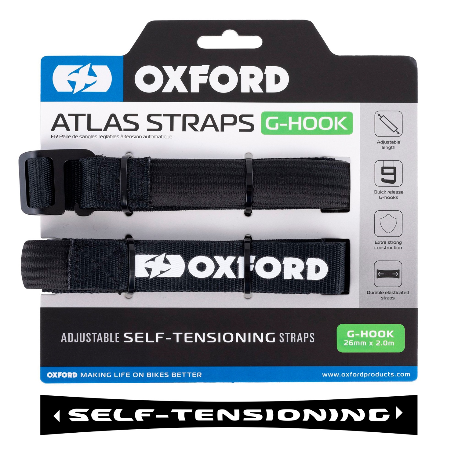 g−rap OXFORD-PRODUCTS Atlas G-Hook Straps | Kimpex Canada