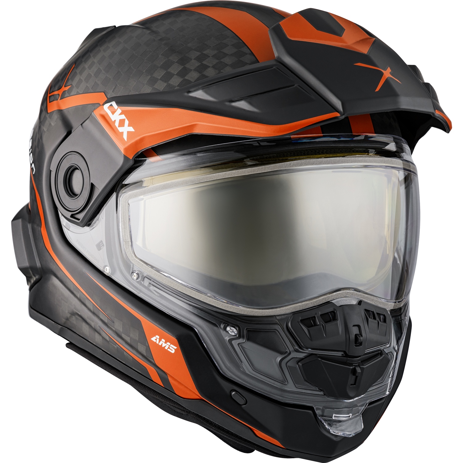 CKX Mission Free-Face Helmet - Carbon | Kimpex USA