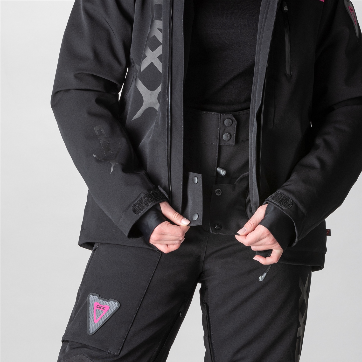 k3b ブラックジャケット C38 062 K-3B 668_QX ウールダブルフェイス フルZIPトラックジャケット